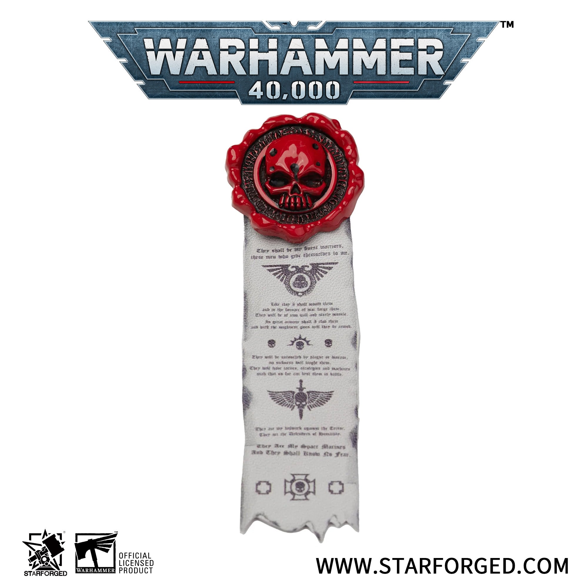Starforged Purity Seals Warhammer 40K New 2023 Fashion Men's accessories Imperial Fist & Space Wolf Brooch